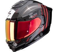 Scorpion EXO-1500 Carbon Air Zity, casco integrale M female Nero/Rosso