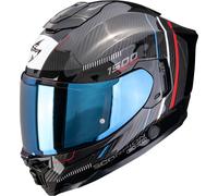 Scorpion Casco integrale da moto EXO-1500 Carbon Air Zity Nero-Rosso-Blu M