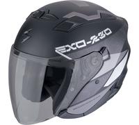 Scorpion EXO-230 Band, casco aperto S male Opaco Nero/Grigio/Argento