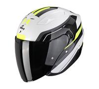 Scorpion Casco da moto aperto EXO-230 Hipe Bianco/Nero/Giallo Fluo XL