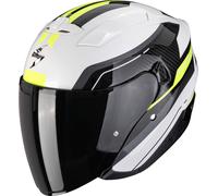 Scorpion Casco da moto aperto EXO-230 Hipe Bianco/Nero/Giallo Fluo Taglia 2XL