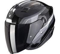 Scorpion EXO-230 Hipe Casco Aperto, nero/grigio/bianco, Taglia XXL (62/63)