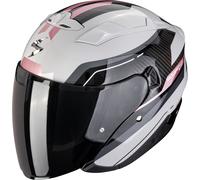 Scorpion Casco da moto aperto EXO-230 Hipe Grigio-rosa XS