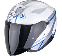 Scorpion EXO-230 Loop, casco aperto S female Bianco/Blu/Argento