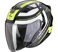 Scorpion Exo-230 Pul Casco Jet, nero-bianco-giallo, taglia 2XL per maschi