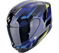 Scorpion EXO-391 Aaxo Casco, nero-blu-giallo, taglia L per maschi