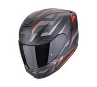 Scorpion EXO-391 Aaxo Casco (Nero Opaco / Rosso) TG: M (57)