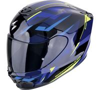 Scorpion EXO-391 Captor, casco integrale XS male Nero/Blu/Giallo Fluo