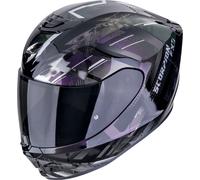 Scorpion EXO-391 Clutter, casco integrale S male Nero/Argento/Lilla/Verde