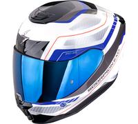 Casco EXO-391 LEO Bianco Blu SCORPION - UE: M