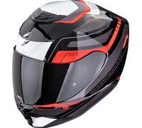 Casco integrale da moto Scorpion EXO-391 Leo nero-rosso M