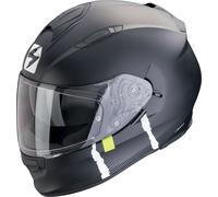 Scorpion EXO-491 Code, casco integrale XS male Nero Opaco/Argento
