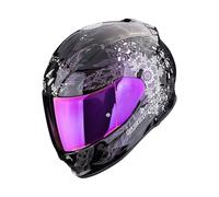 Scorpion EXO-491 Dream, casco integrale M female Nero/Verde Scuro/Lilla/Bianco