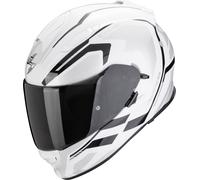 Scorpion Exo-491 Kripta Casco, bianco/nero, Taglia XXL (63/64)