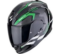 Scorpion Exo-491 Kripta Casco, nero-bianco-verde, taglia XS per maschi