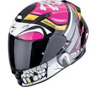 Scorpion EXO-491 Pirate, casco integrale L male Nero/Bianco/Fucsia/Giallo