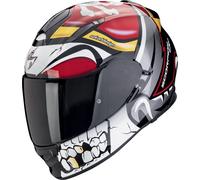 Scorpion Exo-491 Pirate Casco, nero/bianco/rosso, Taglia L (59/60)