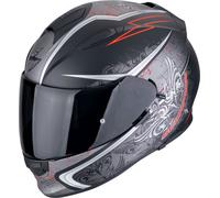 Scorpion EXO-491 Run, casco integrale M male Opaco Nero/Grigio/Rosso