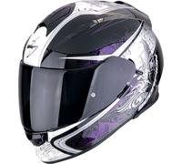 Scorpion EXO-491 Run, casco integrale XS male Nero/Bianco/Lilla/Verde