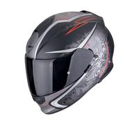 SCORPION EXO-491 RUN Nero opaco-Rosso M