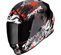 Scorpion Casco integrale da moto EXO-491 Spector nero-rosso Taglia S