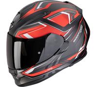 Scorpion Exo-491 Zumo Casco integrale, nero-rosso, taglia L per maschi