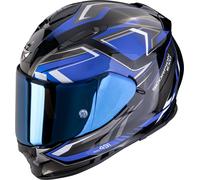 Scorpion Exo-491 Zumo Casco integrale, nero-blu, taglia M per maschi