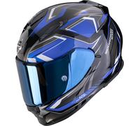 Scorpion Exo-491 Zumo Casco integrale, nero/blu, Taglia L (59/60)