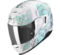 Scorpion Exo-520 Evo Air Fasta Casco, bianco-blu, taglia 2XS per maschi
