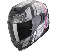 Scorpion Exo-520 Evo Air Fasta Casco, nero-argento, taglia M per maschi