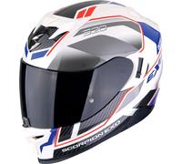 Scorpion EXO-520 Evo Air Lena, casco integrale L male Bianco/Blu/Rosso/Grigio