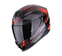 Scorpion EXO-520 EVO Air Lena Casco Moto (Nero/Rosso) TG: M (57)