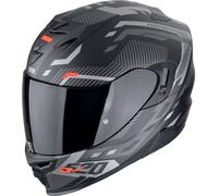 Scorpion EXO-520 Evo Air Ranka, casco integrale XS male Opaco Nero/Argento/Rosso/Grigio