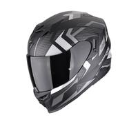 Scorpion Exo-520 Evo Air Sensus Casco Moto (Nero Opaco / Argento) TG: L (59)