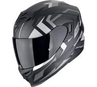 Scorpion EXO-520 Evo Air Sensus Casco, nero-argento, taglia XS per maschi
