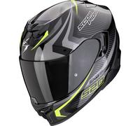 EXO 520 EVO AIR TERRA Schwarz-Silber-Rot XS L male Nero/Argento/Giallo Fluo