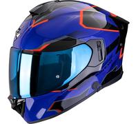 Scorpion EXO-530 Air Clip, casco integrale M female Blu Scuro/Nero/Rosso