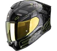 Scorpion Exo-530 Air Fond Casco integrale, nero/giallo, Taglia XXL (63/64)