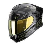 SCORPION EXO-530 AIR FOND CASCO MOTO INTEGRALE NERO GIALLO NEON
