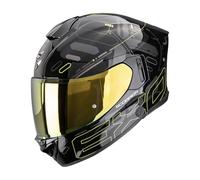 SCORPION EXO-530 AIR FOND Nero-Giallo Neon M