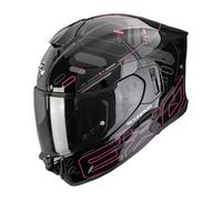 Scorpion Exo-530 Air Fond Casco integrale, nero-rosa, taglia 2XS per maschi