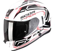 Scorpion EXO-530 Air Slope, casco integrale XL female Bianco/Nero/Rosso