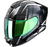 Scorpion EXO-530 Air Theras, casco integrale M female Nero/Verde Scuro/Lilla/Bianco