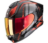 SCORPION EXO-530 AIR THERAS Metallizzato Nero-Rosso S