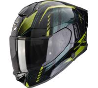 Scorpion Exo-530 Air Theras Casco integrale, nero/verde, Taglia M (57/58)