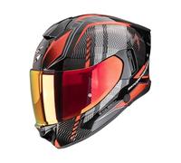 SCORPION EXO-530 AIR THERAS Metallizzato Nero-Rosso S