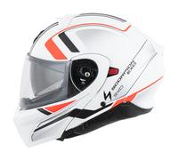 Scorpion EXO-930 Evo Ardens Casco, nero-bianco-rosso, taglia L per maschi