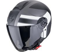 Scorpion EXO-City II Blur Casco Jet, nero-grigio-bianco, taglia S per maschi