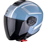 Scorpion EXO-City II Cosmos, casco aperto M female Blu/Argento
