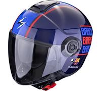 Scorpion EXO-City II FC Barcelona, casco jet XXL male Blu Scuro/Rosso/Blu